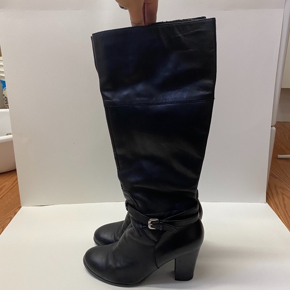 Marc Fisher MF Kevins Knee High Heeled Boots - Picture 1 of 5